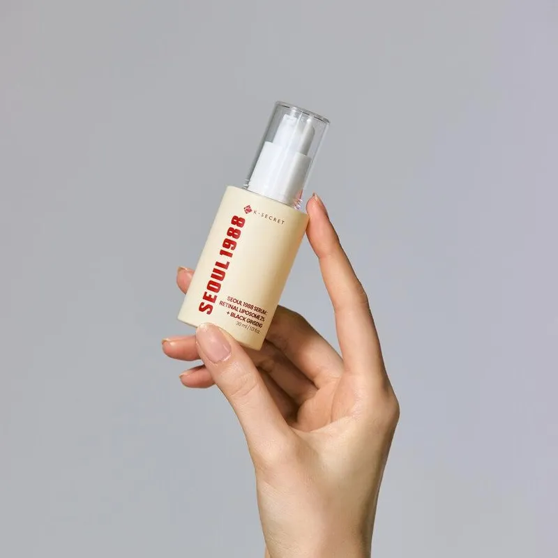 K-SECRET – SEOUL 1988 Serum : Retinal Liposome 2% + Black Ginseng