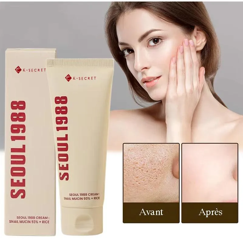 K-SECRET – SEOUL 1988 Cream : Snail Mucin 93% + Rice