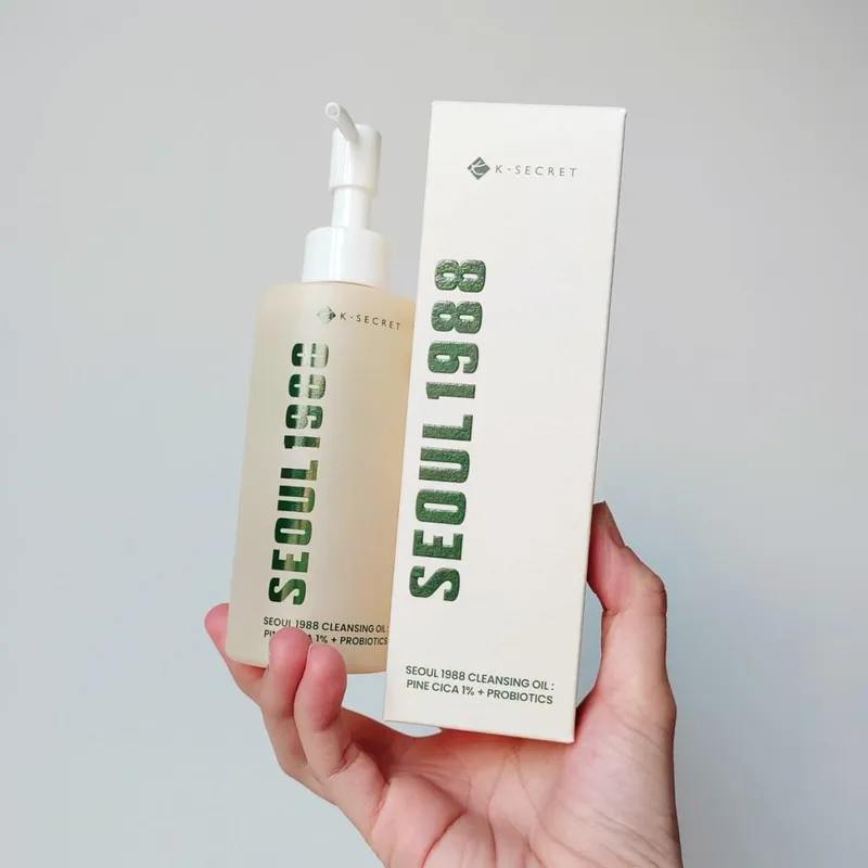 K-SECRET – SEOUL 1988 Cleansing Oil and Pine Cica 1% + Probiotics