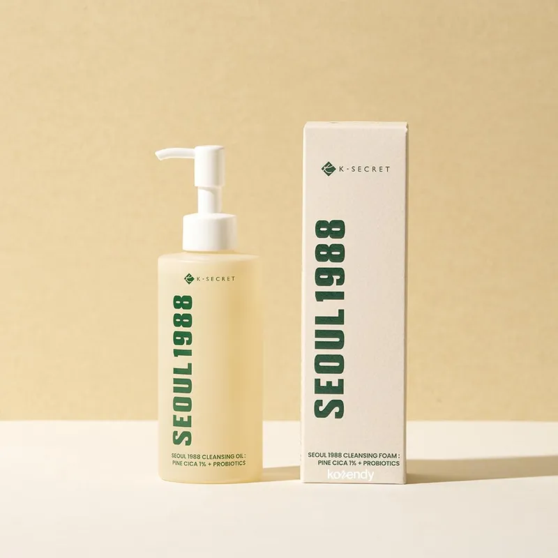K-SECRET – SEOUL 1988 Cleansing Oil and Pine Cica 1% + Probiotics