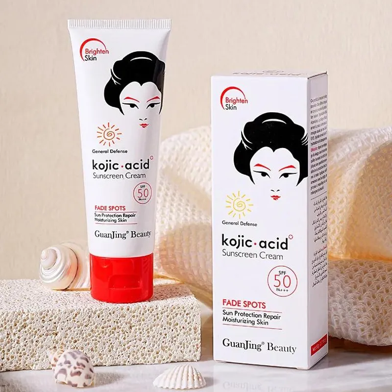 GuanJing Beauty – Kojic Acid Sunscreen Cream SPF 50 PA+++