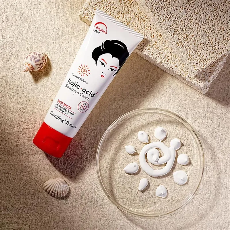 GuanJing Beauty – Kojic Acid Sunscreen Cream SPF 50 PA+++