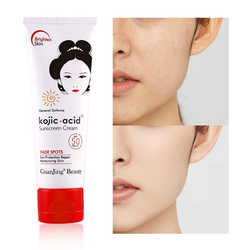 GuanJing Beauty – Kojic Acid Sunscreen Cream SPF 50 PA+++
