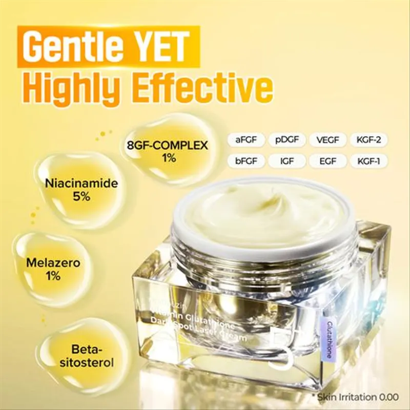 Numbuzin – No.5+ Vitamin Glutathione Dark Spot Laser Cream