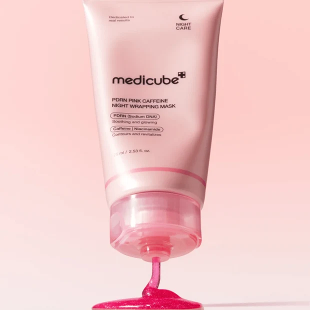 Medicube PDRN Pink Caffeine Night Wrapping Mask – 75 ml