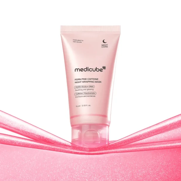Medicube PDRN Pink Caffeine Night Wrapping Mask – 75 ml