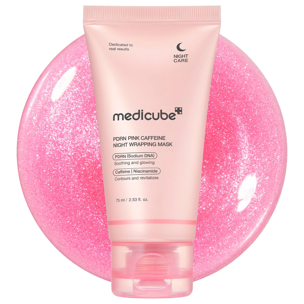 Medicube PDRN Pink Caffeine Night Wrapping Mask – 75 ml