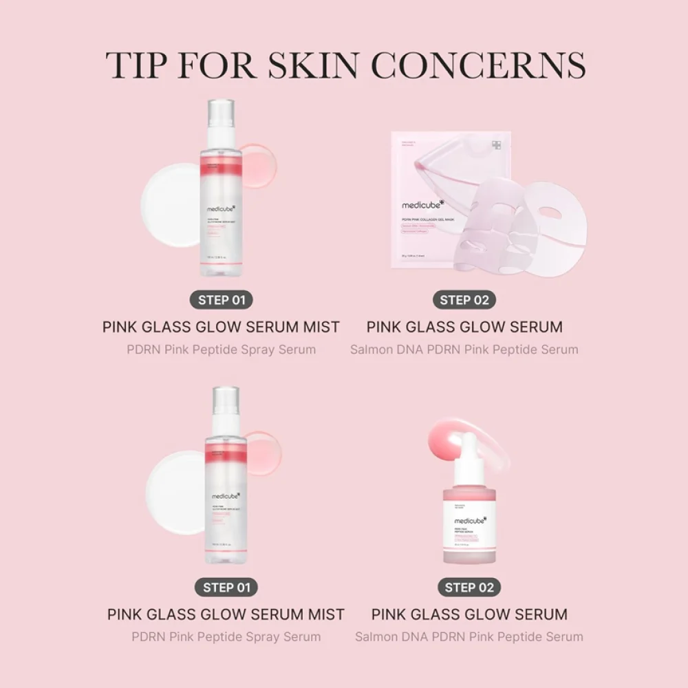 Medicube PDRN Pink Glutathione Serum Mist – 100 ml