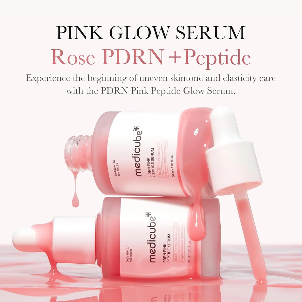 MEDICUBE COLLAGEN PDRN PINK PEPTIDE SERUM 30ML.