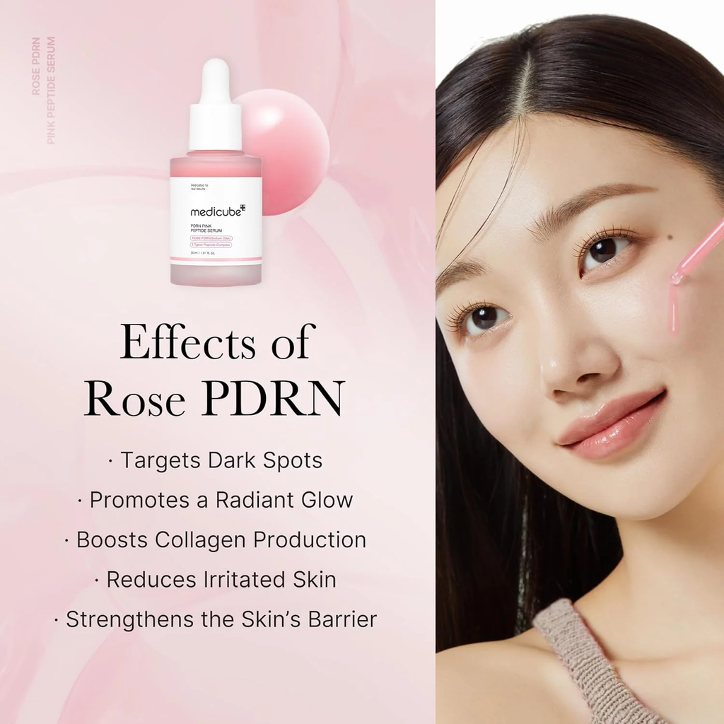 MEDICUBE COLLAGEN PDRN PINK PEPTIDE SERUM 30ML.